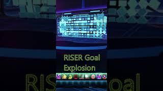 Rocket League Riser Goal Explosion Shorts [upl. by Datnow272]