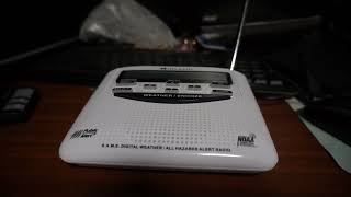 NOAA Weather Radio  Air Quality Advisory for Lane County Oregon [upl. by Dagmar]