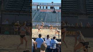 April Ross Alix Klineman v Kelly Cheng Sara Hughes lastdance beachvolleyball avp League Semifinal [upl. by Vashti2]