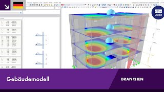 Gebäudemodell für mehrgeschossige Gebäude  RFEM 6 von Dlubal Software [upl. by Stu]