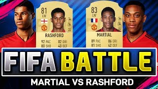 FIFA BATTLE  RASHFORD VS MARTIAL  FIFA 19 ULTIMATE TEAM [upl. by Grace]