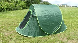 Crivit PopUp Tent Review and How To Fold from Lidl [upl. by Corell]