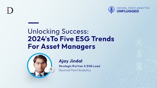 Unlocking Success 2024s Top Five ESG Trends For Asset Managers [upl. by Hafeetal939]