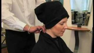 Hairdressing  Client Gowning Procedure [upl. by Windsor310]