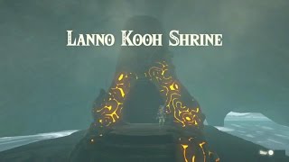 Zelda Breath of the Wild  Lanno Kooh Shrine  Hebra Tower Region [upl. by Elinor]