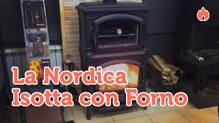 Печь камин La Nordica Isotta con Forno Краткий обзор [upl. by Senhauser]