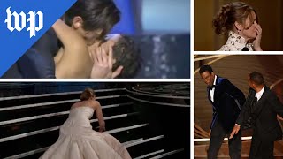 A history of unscripted moments at the Oscars [upl. by Euqor414]