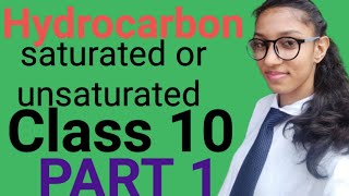 Hydrocarbon class 10 NCERT [upl. by Crysta]