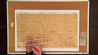 rumpler c5 fuselage rudder and elevator assembly [upl. by Busey]