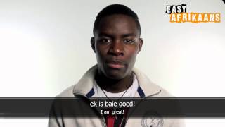 Easy Afrikaans Verbs  Wees Ek is [upl. by Halverson]