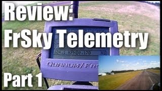 Review FrSky Telemetry system part 1 [upl. by Eitsirk]