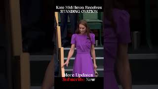 Kate Middleton Receives STANDING OVATION During Rare Public Appearance At Wimbledon [upl. by Feerahs]