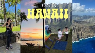 Hawaii Travel Vlog🌺  first time exploring Oahu things to do best places to eat amp I got engaged [upl. by Baillieu]