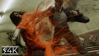 Morbius  Subway Fight Scene 4K [upl. by Onitrof]