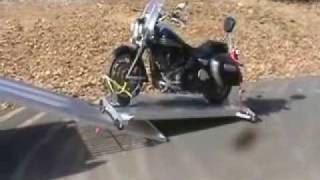 Loading Ramp ExtendAHaul TM Motorcycle Ramp System [upl. by Ashlan]