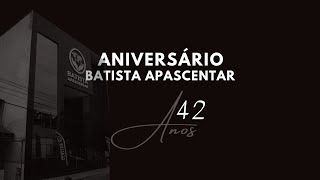 ANIVERSARIO BATISTA APASCENTAR  PR MANU MEZABARBA  SABÁDO  310824  1900h [upl. by Rodie]