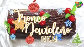 Tronco Navideño Integral  Repostería Integral [upl. by Basia]