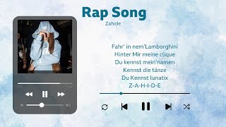 Zahide New Rap Song  In German and English Lyrics Zahide Rap TikTok NewMusic Song 2024 [upl. by Kimitri315]