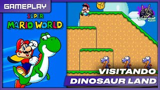 Retrogameplay Super Mario World parte 1 Visitando dinosaur land [upl. by Blithe]