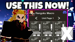 How To Afk For Rengoku With A INSANE Advanced Macro No Tiny Task  Anime Vanguard [upl. by Okin]