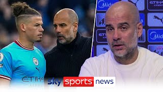 Pep Guardiola apologises to Kalvin Phillips but struggles to see a spot for him in his Man City team [upl. by Lanti767]