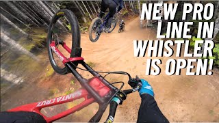 Whistler Bike Park Has A New Pro Only Line [upl. by Burman]