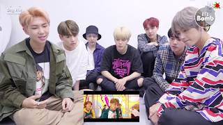 BANGTAN BOMB BTS DNA MV REAL reaction 600PM 170918  BTS 방탄소년단 [upl. by Ulysses]