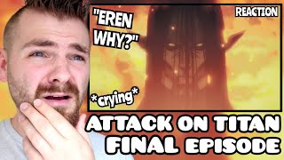 THE END IS HERE  ATTACK ON TITAN  FINAL CHAPTER PT 2  SEASON 4  New Anime Fan  REACTION [upl. by Akimad]