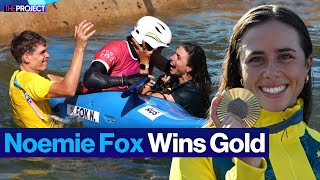 Emotional Moment Noemie Fox Wins Olympic Gold [upl. by Irbmac]