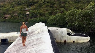 Abandoned plane wreck in the Philippines  Ep 60 Hilma Sailing [upl. by Sabella]