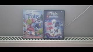 Trolls Holiday and Trolls Holiday In Harmony UK DVD Unboxing [upl. by Ahcrop]