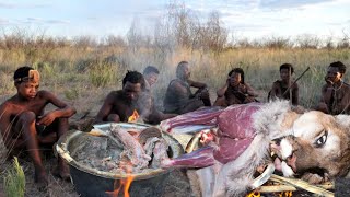 🔥Hadza Culinary Traditions of Hunting Wild Meat Full Documentary  Hadza Land [upl. by Eberhard280]