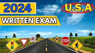 2024 DMV Written Driving Exam Drivers License USA [upl. by Phyllys]