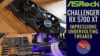 ASROCK RX 5700 XT Challenger  Impressions Tweaked and Undervolted [upl. by Jaddo603]