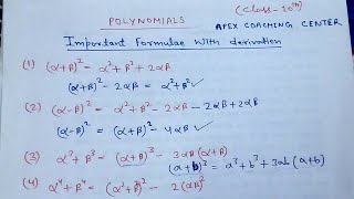 Polynomial  Alpha Beta Questions for Polynomial Part 1 class 10 chapter 2 math  कक्षा 10  बहुपद [upl. by Alastair196]