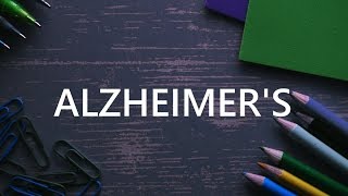 MNEMONIC  Alzheimers Disease [upl. by Sonitnatsnoc]