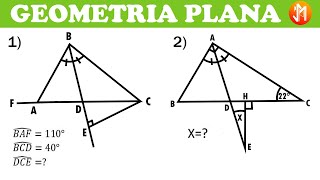 GEOMETRÍA PLANA EJERCICIOS RESUELTOS 📡 Como CALCULAR ÁNGULOS usando TEOREMAS BÁSICOS Ejercicio 7 [upl. by Eidnahs985]