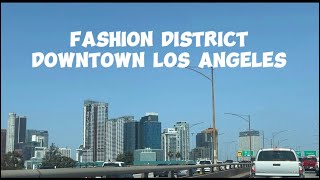 Driving Tour to Santee Alley LA Fashion District Downtown LA Crypto Arena fashion driving [upl. by Applegate546]