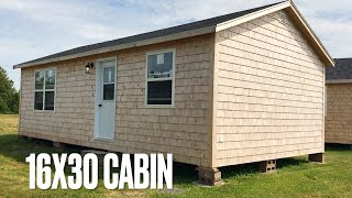 Brand New 16x30 Cabin Walkthrough [upl. by Laurianne]