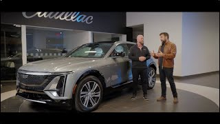 Présentation du Lyriq 2024 le nouveau véhicule électrique de Cadillac [upl. by Ehtyde]