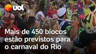 Carnaval 2024 Rio tem mais de 450 blocos précadastrados [upl. by Jochbed]