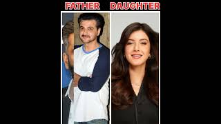 bollywood actor father and daughter real life jodi viral girbalcreation [upl. by Grory]