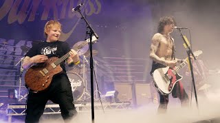 The Darkness amp Ed Sheeran  Love Is Only a Feeling Official Live Video [upl. by Melloney]