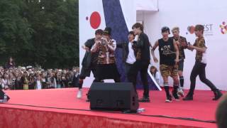 방탄소년단 BTS  상남자 Boy In Luv 140614 Live Russia [upl. by Rahab]