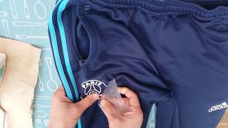 Customisation Adidas Enlever et remplacer le logo sur textile [upl. by Erialc]