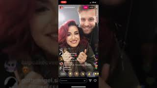 Cara Maria and Paulie Calafiore Instagram Live 121718 [upl. by Dorcus]