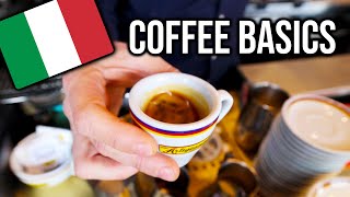 How to ORDER A COFFEE IN ITALY ☕🇮🇹 [upl. by Hagep]