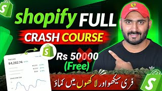 Shopify Dropshipping Full Course 2024  Shopify Tutorial For Beginners [upl. by Ecnatsnoc]