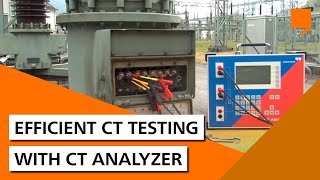 Efficient current transformer testing with OMICRON CT Analyzer [upl. by Solrac]