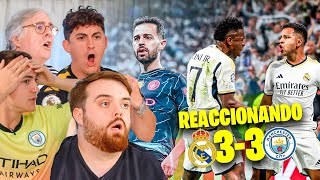 REACCIONANDO al REAL MADRID 33 MANCHESTER CITY Ibai Llanos Reven Siro xBuyer [upl. by Apul]